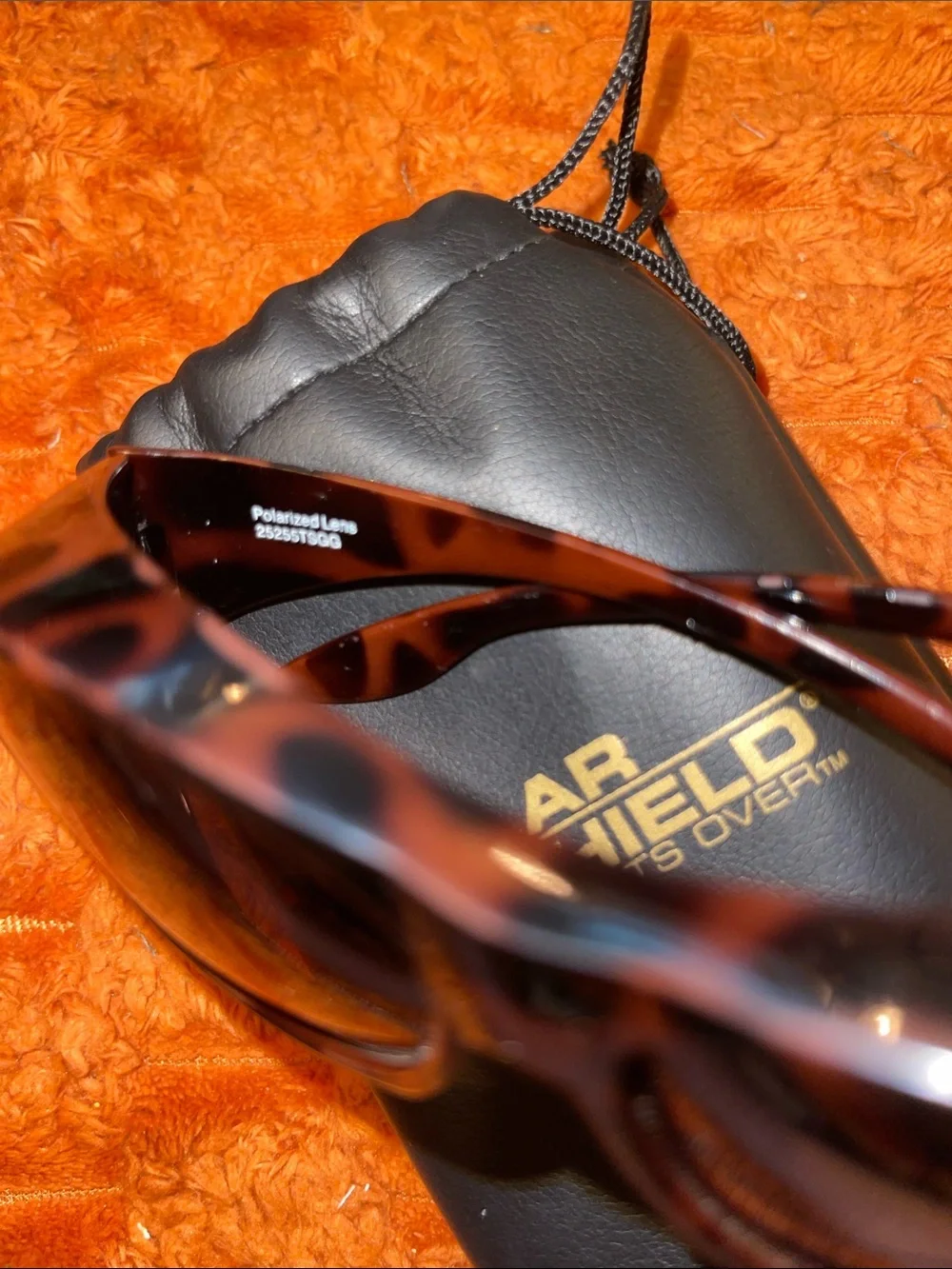 Solar Shield Fitovers - Classic Tortoise Frame Amber Brown Women's Sunglasses